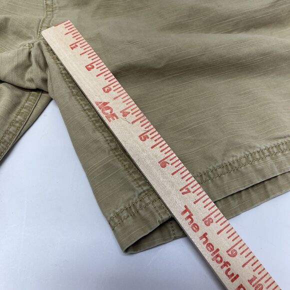 VTG.‎ Prana BREATH Shorts Mens Sz 38 9' Khaki 5 Pocket Hiking Outdoor Cotton - Picture 10 of 10
